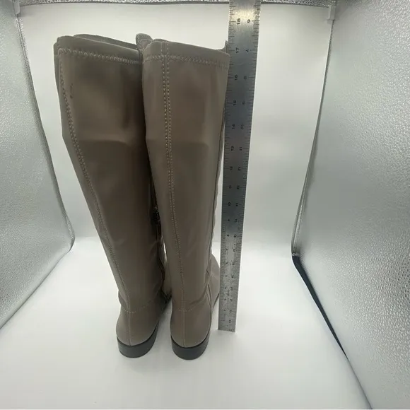 Louise et Cie Lo Vallery R Dove Gray Leather Tall Boots Size US 8.