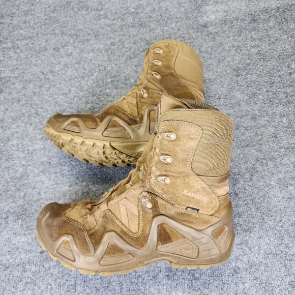 Lowa Men's Size 11 Zephyr GTX HI TF Military Boots 3105320410 Beige