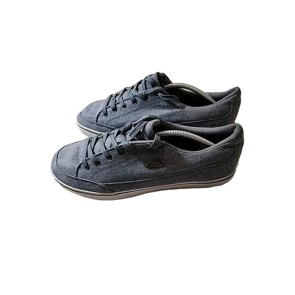 Lugz Mens Shoes Sneakers Washed Blue Stockwell Linen Oxford Athletic Size 12