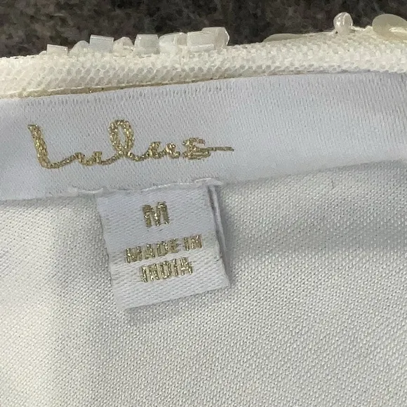 Lulus Luxe Glamourous Ever After White Sequin Beaded Backless Maxi Dress