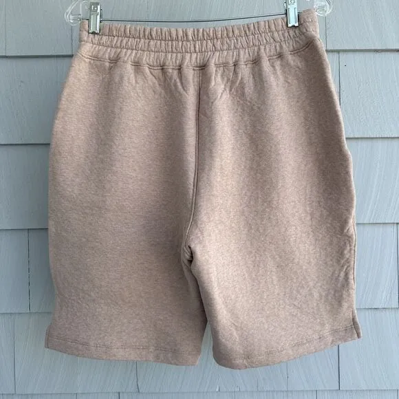 LUNYA Womens Shorts Medium Oatmeal Pull On Restore Double‎ Faced Pockets $148