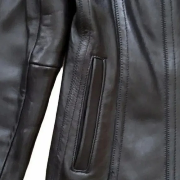 🌟Luxurious Avanti Black Leather Jacket Women’s S