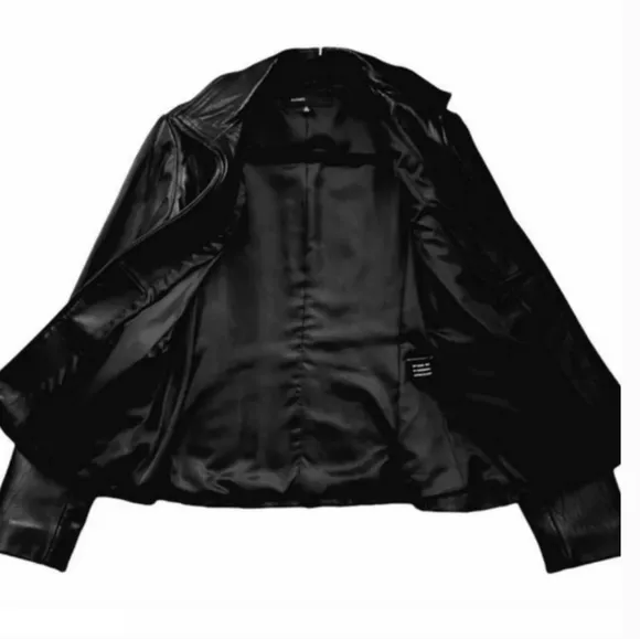 🌟Luxurious Avanti Black Leather Jacket Women’s S