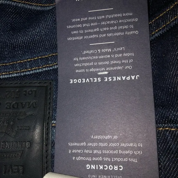 MADE IN JAPAN 502™ TAPER FIT SELVEDGE MEN'S JEANS