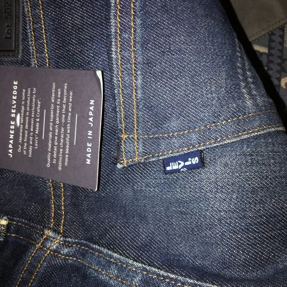 MADE IN JAPAN 502™ TAPER FIT SELVEDGE MEN'S JEANS