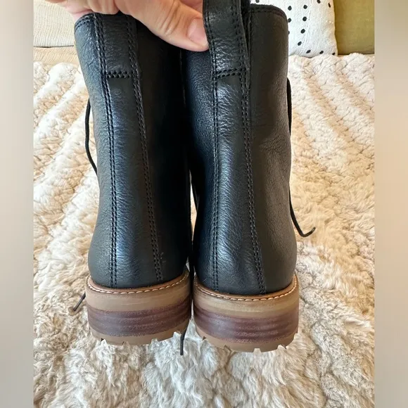 Madewell The Claire Lace Up Military Boots Women’s Size 9
