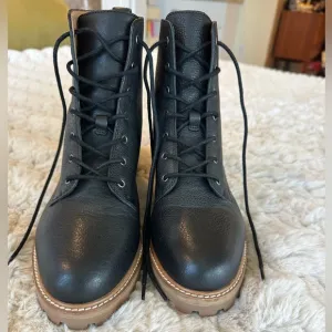 Madewell The Claire Lace Up Military Boots Women’s Size 9