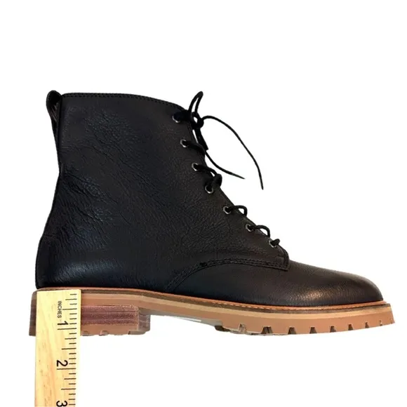 Madewell The Claire Lace Up Military Boots Women’s Size 9