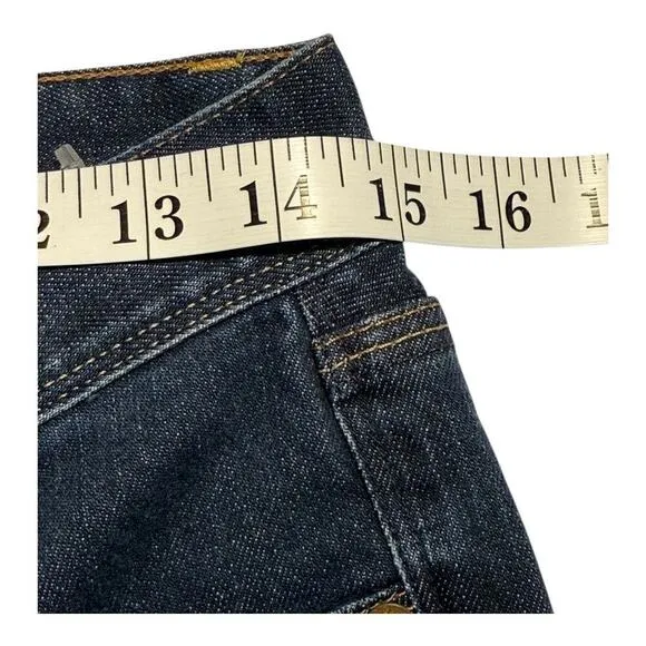 Madewell Women's Dark Wash Straight Leg Jeans Size 4 (27) Blue Denim