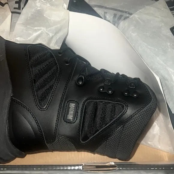 Magnum BLACK Men's Response III 8.0 High-Top Leather Military &amp; Tactical | NEW!