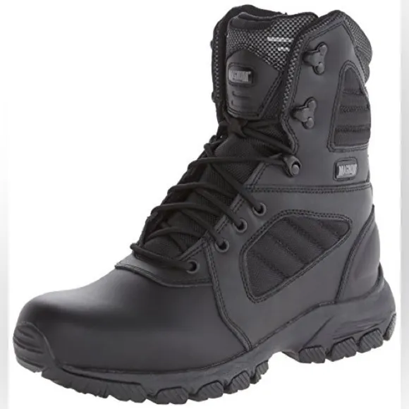 Magnum BLACK Men's Response III 8.0 High-Top Leather Military &amp; Tactical | NEW!