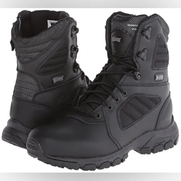Magnum BLACK Men's Response III 8.0 High-Top Leather Military &amp; Tactical | NEW!