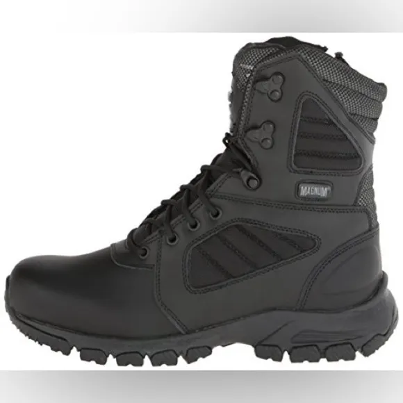 Magnum BLACK Men's Response III 8.0 High-Top Leather Military &amp; Tactical | NEW!