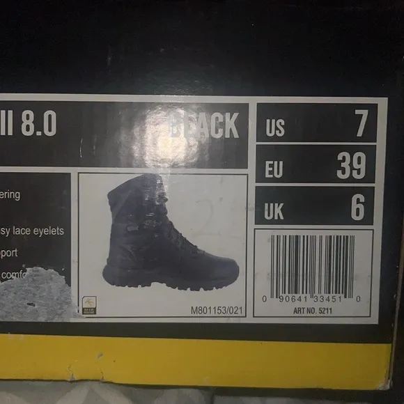 Magnum BLACK Men's Response III 8.0 High-Top Leather Military &amp; Tactical | NEW!