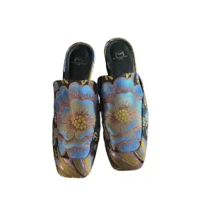 𝅺MARC Fisher Ltd Lailey floral slip on mule shoes size 7
