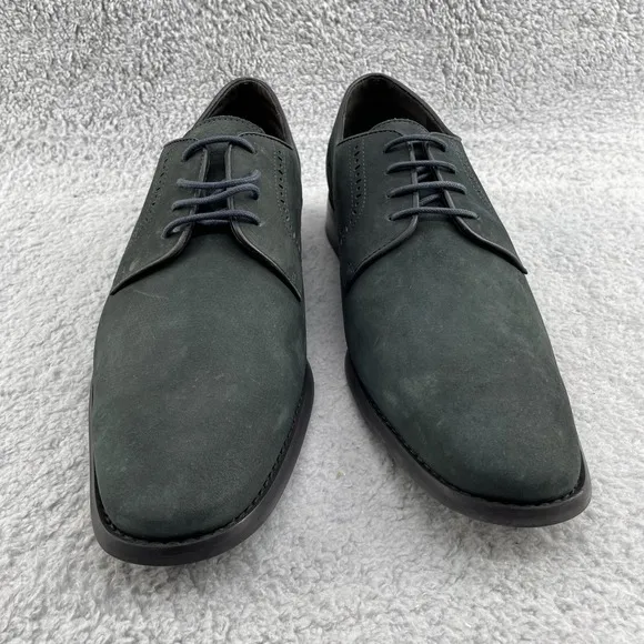 Marc Joseph  New York Dress Shoes Mens 11 Green Leather Calloway Oxford Corpcore
