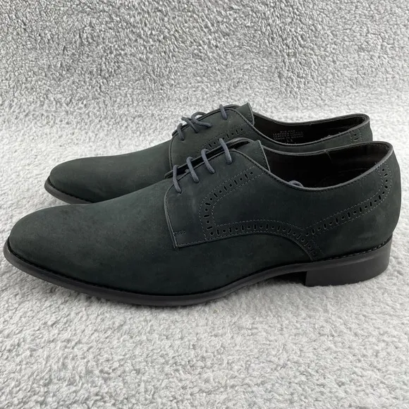 Marc Joseph  New York Dress Shoes Mens 11 Green Leather Calloway Oxford Corpcore