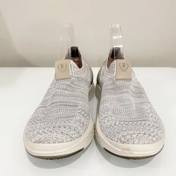 MARTIN DINGMAN Chuck Fly Knit Sport Slip On Shoes Sneakers White Multi Size 8