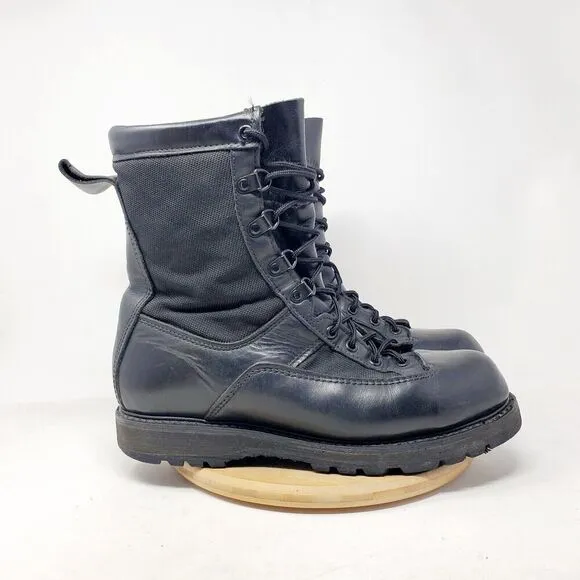 Matterhorn Boots Mens 9 Black Military Tactical Combat Shoe Vibram Insulated USA
