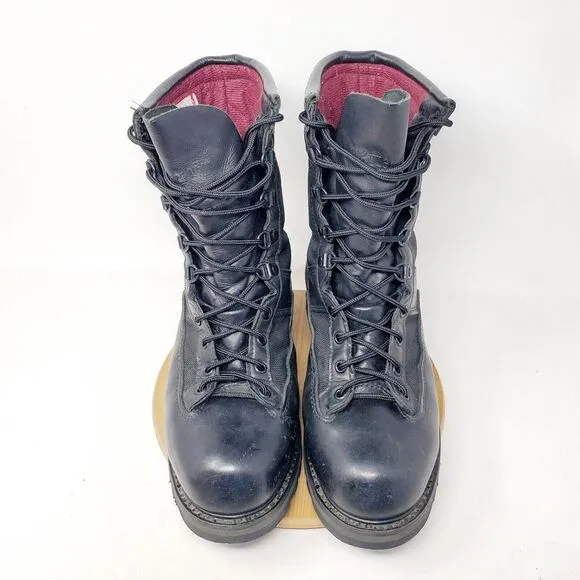 Matterhorn Boots Mens 9 Black Military Tactical Combat Shoe Vibram Insulated USA