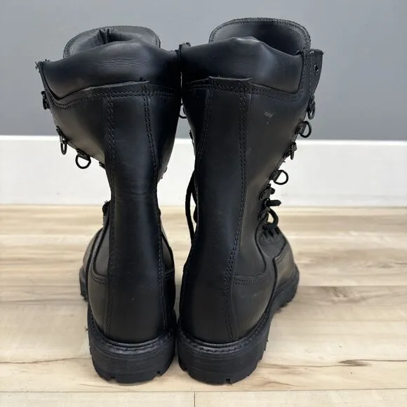 Matterhorn Military Steel Toe Combat Boots Black Boots Vibram Sole Men Size 5