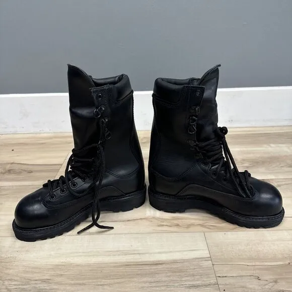 Matterhorn Military Steel Toe Combat Boots Black Boots Vibram Sole Men Size 5