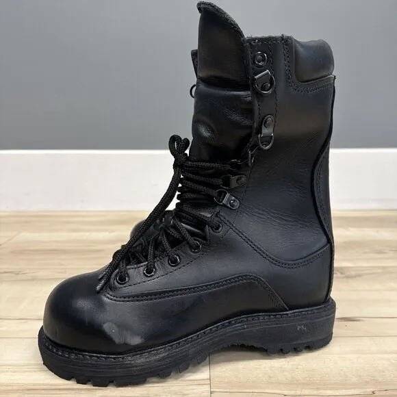 Matterhorn Military Steel Toe Combat Boots Black Boots Vibram Sole Men Size 5