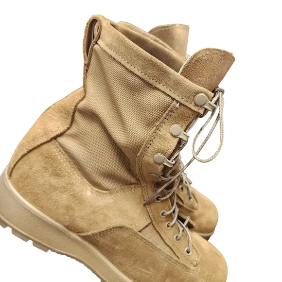 Mc Rae NWOT Tan Lace-Up Military Gortex Combat Boots Size 11R