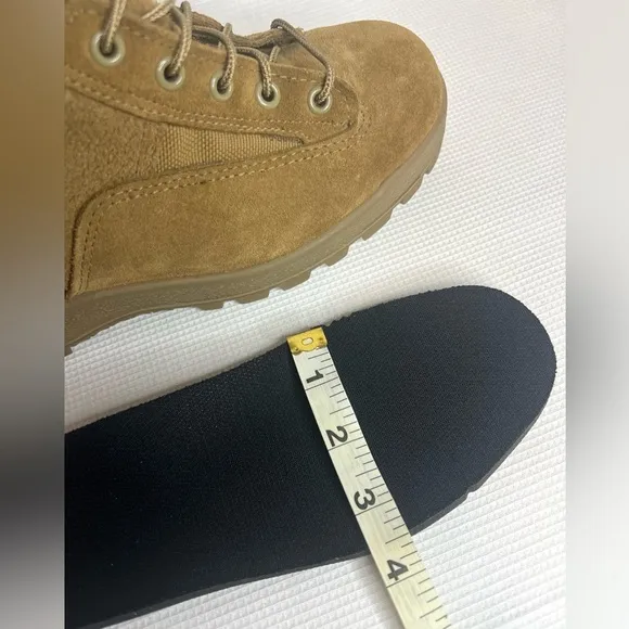 McRae Footwear Gore-Tex Lace-Up Combat Army Military Boots Tan Size 6.5W Wide