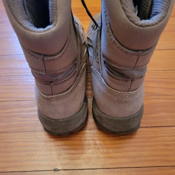 McRae Mens 6.5 R Tan Leather Military Combat Boots Lace Up Moto Hot Weather Terr