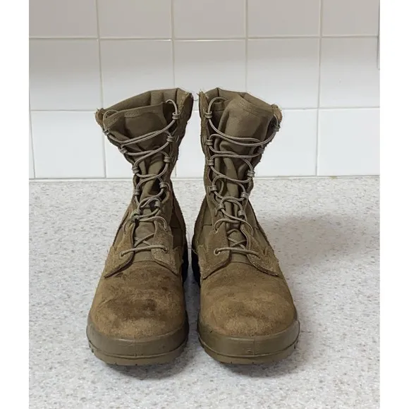 McRae Military Combat Boots Mens 10 N OCP Coyote Tactical Vibram Soles Hunting