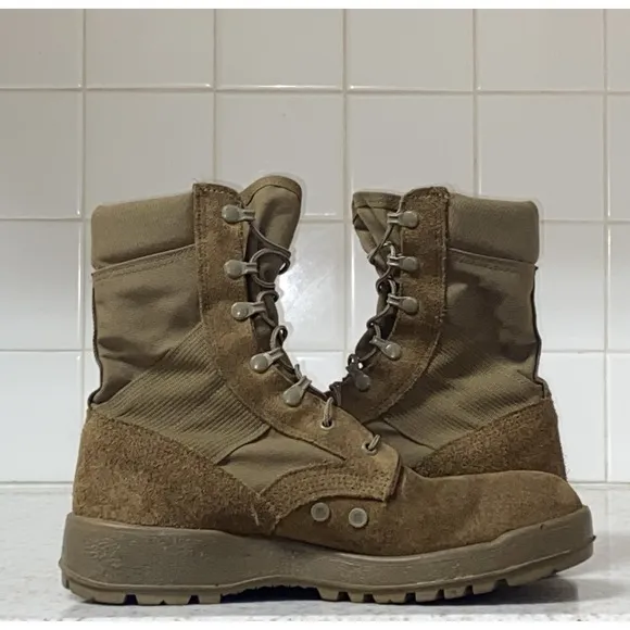McRae Military Combat Boots Mens 10 N OCP Coyote Tactical Vibram Soles Hunting