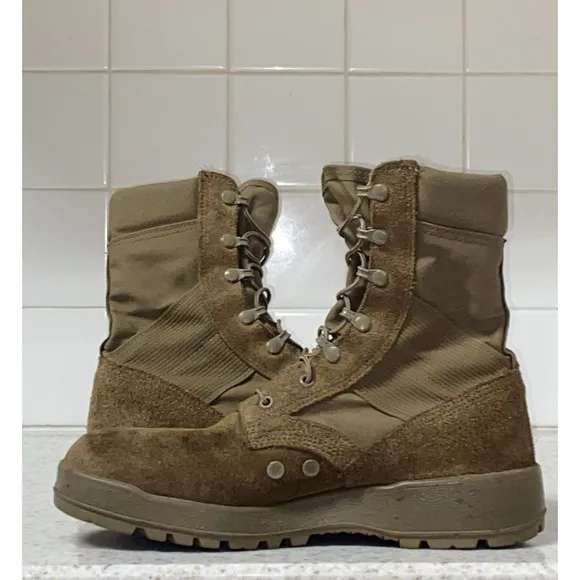 McRae Military Combat Boots Mens 10 N OCP Coyote Tactical Vibram Soles Hunting