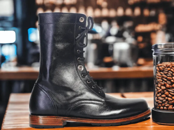 Men's Brown Ankle Boots | Military Combat Boots | Long Millinery Army Marching Boots