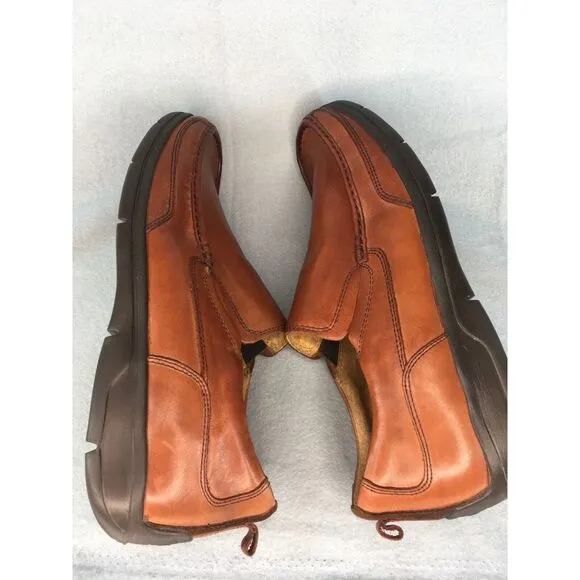 Mens Florsheim Leather Slip-On Shoes 10.5 5E Brown‎ Comfort Technology