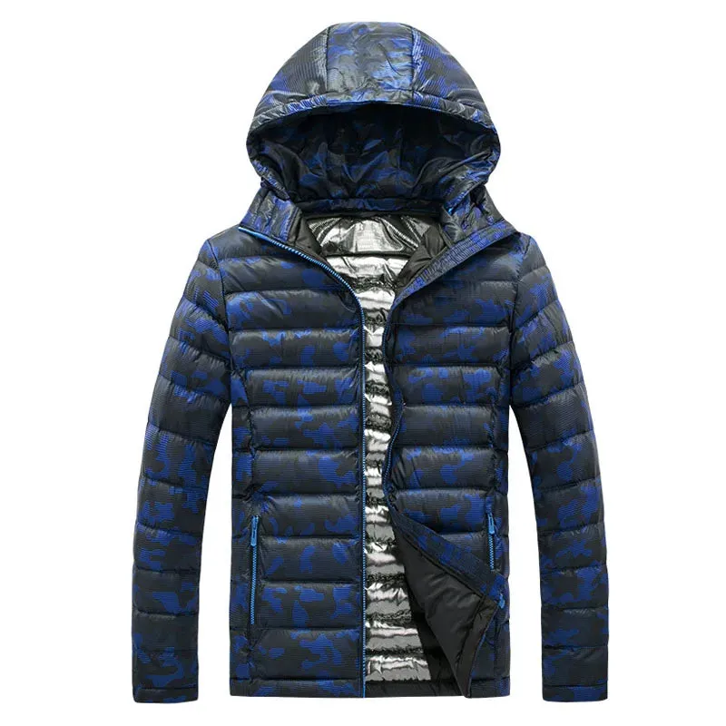 Men's Military Camouflage Parka – Warm Detachable Hood