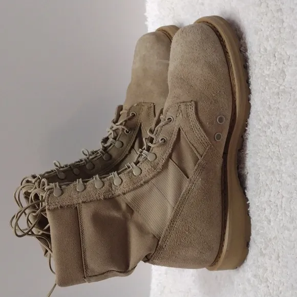 Men's Rocky Tan Military Hot Weather Army Combat Boots Size 11.5W