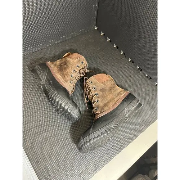 Men's Sorel Sz 9 Cheyanne II Duck Rain Winter Leather‎ Boots Insulated Shoes