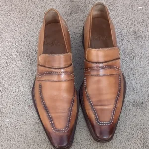 Men's Tan Leather Shoes
