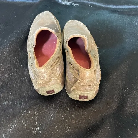 Men's Twisted X Slip On Bomber Moccasin Size 10 W EUC