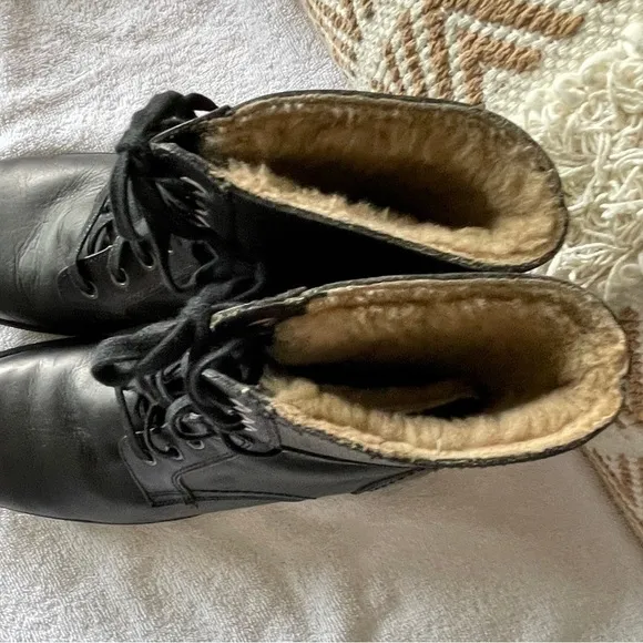 Men's UGG Laurus Leather Military Boots, Size 9