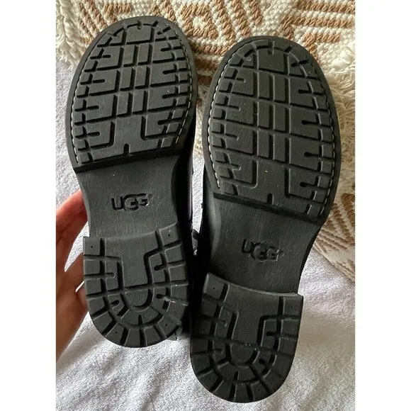 Men's UGG Laurus Leather Military Boots, Size 9