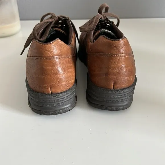 Mephisto Match Shoes Oxford Walking Leather Brown Comfort Casual size 7.5