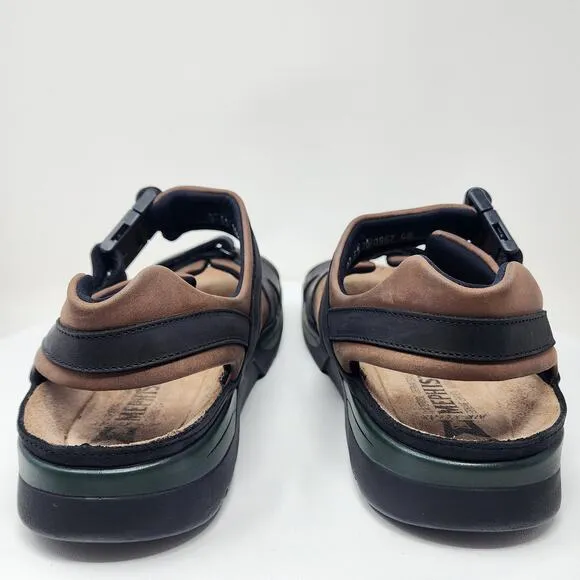 Mephisto Shark Fit Sandals Men EU48/US14 Dark Brown Leather Comfort 6163030967