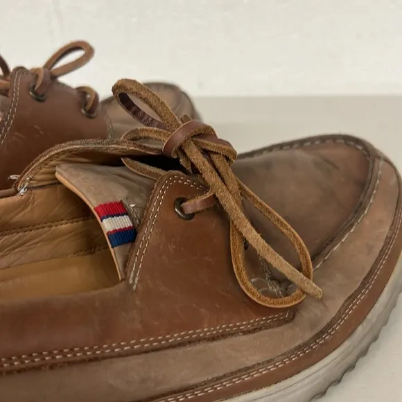 Mephisto sz10 eur9.5 men’s Trevis brown boat shoe casual dress leather