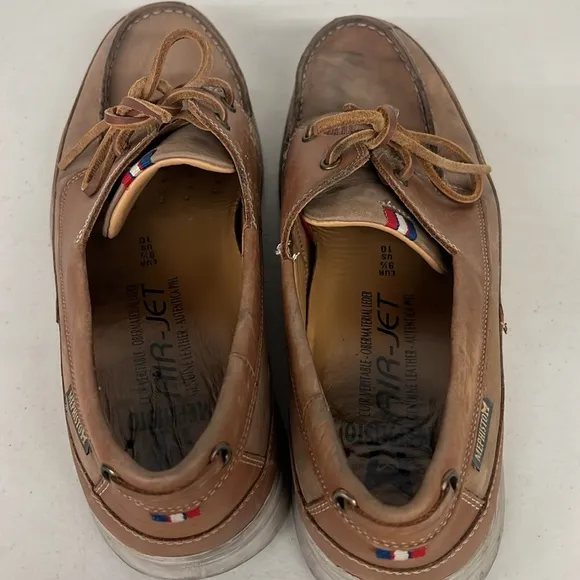 Mephisto sz10 eur9.5 men’s Trevis brown boat shoe casual dress leather