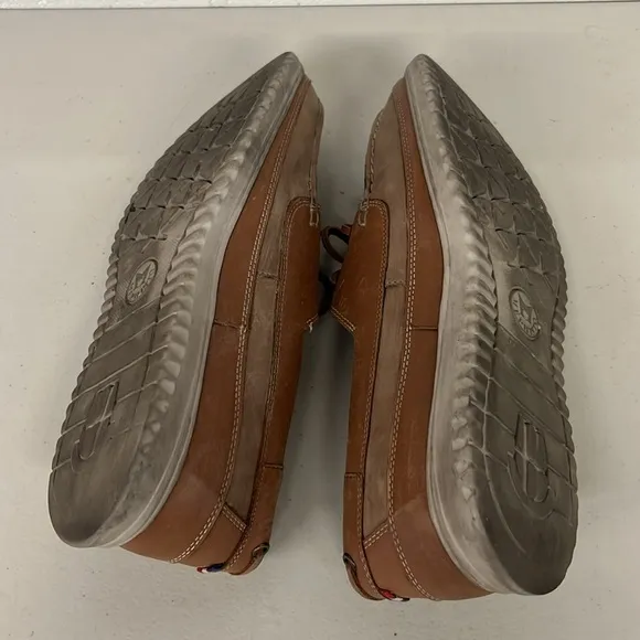 Mephisto sz10 eur9.5 men’s Trevis brown boat shoe casual dress leather