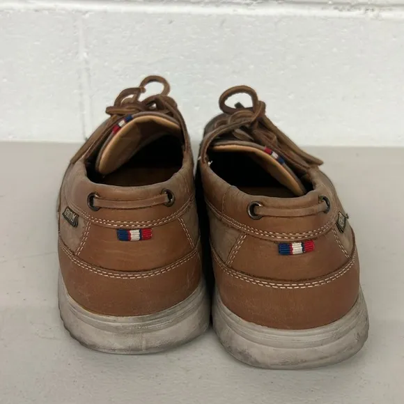 Mephisto sz10 eur9.5 men’s Trevis brown boat shoe casual dress leather