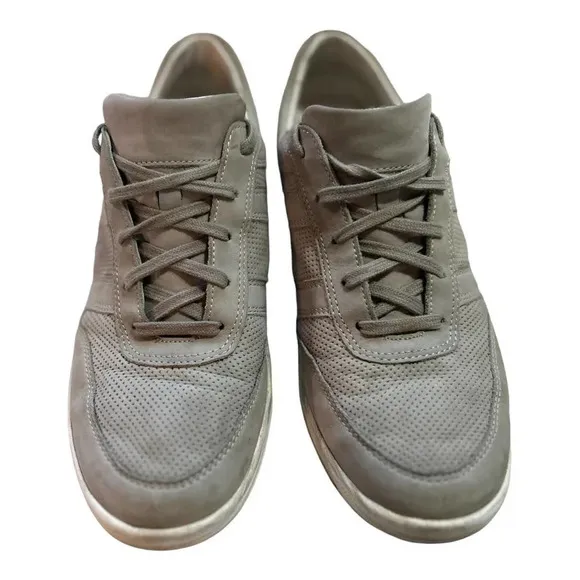 Mephisto Women's Rebeca Perf Size 10 Gray Comfort Nubuck Leather Sneaker
