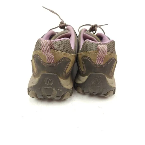 Merrell Brindle Women's Olive Leather Comfort Hiking/ Trail Shoes J48314 Size 8